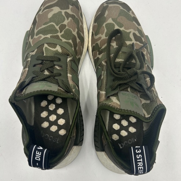 ADIDAS NMD R1 DUCK CAMO SHOES MENS SIZE 8 ATHLETIC SHOES GREEN BROWN TAN - Picture 5 of 11